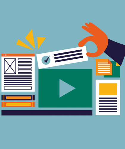 organize training content and materials