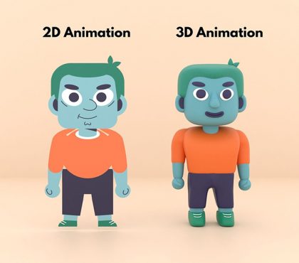 2D vs 3D animation