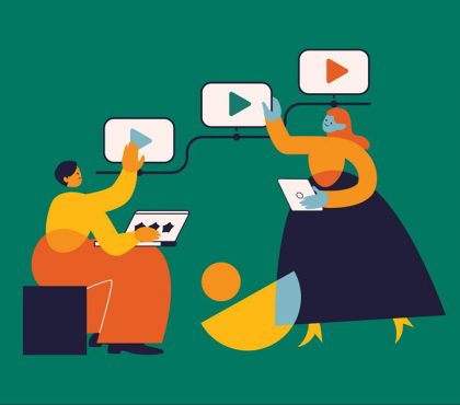 Animated video production